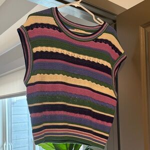 Marine Layer Striped Sleeveless Knit Top